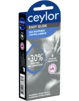 Ceylor Single: Easy Glide, 6 extra wet condoms