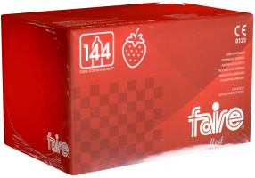 Faire Red Bulk-Pack, 144 condoms