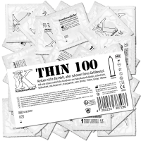 Kondomotheke THIN: 100 sensitive condoms