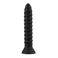 EASYTOYS ANAL COLLECTION vibračný análny kolík so závitovým tvarom – veľký