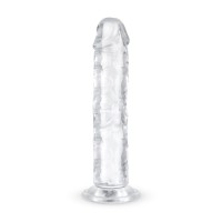 EASYTOYS DILDO KOLEKCIA Želé dildo bez semenníkov - 16 cm