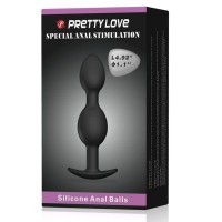 Pretty Love Ťažké guličky Silikónový análny kolík 3