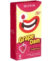 Olivia Dams: Grape, 6 purple latex sheets