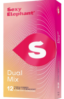 Sexy Elephant – súprava kondómov Dual Mix (12 ks)