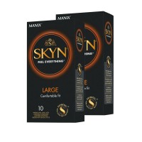 SKYN Large – XL bezlatexové kondómy (3 ks)
