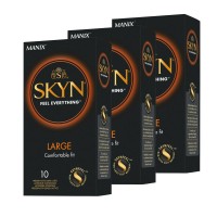 SKYN Large – XL bezlatexové kondómy (3 ks)