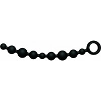 Análne guličky čierne DLHÉ silikón JOYBALLS ANAL WAVE LONG BLACK