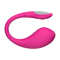 Lovense Lush 4 - Powerful App-controlled Wearable G-spot Egg Vibrator - Pink