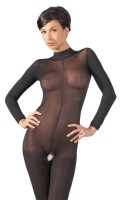 Catsuit s čipkovaným golierom