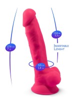 SilexD 7" Model 1 realistické dildo s prísavkou