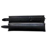 ROUGE Leather Padded Wrist Cuffs Black with Black Accessories