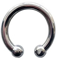 ROUGE Stainless Steel Horseshoe Cock Ring (30mm) In Clamshell