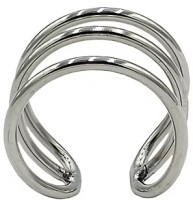 ROUGE Stainless Steel Triple Wire Glans Ring