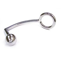 ROUGE Stainless Steel Cock Ring and Anal Probe