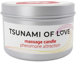 Masážna sviečka Tsunami of Love Pheromone Attraction (100 ml)