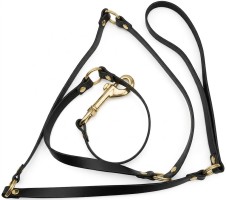 Kožené vodidlo Tie (118 cm)