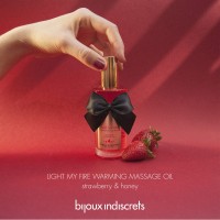 Hrejivý masážny olej Bijoux Indiscrets Light My Fire