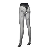 Slut - Open Crotch Pantyhose