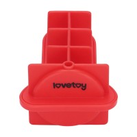 Lovetoy Mace silikónová forma na ľad – mini penis, červená