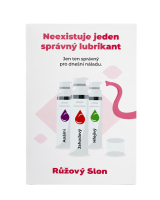 Vzorky lubrikačných gélov Sexy Elephant (6 ks)