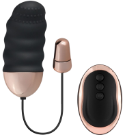 Teazers Ribbed Vibrating Egg With Remote Control