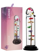 LOVISS - Helichrysum - Garden Flower Dildo Smooth - Transparent