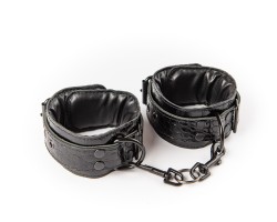 Kožené putá na členky Sexy Elephant – Noir Croc Ankle