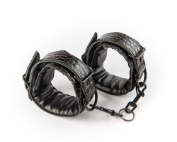Kožené putá na členky Sexy Elephant – Noir Croc Ankle