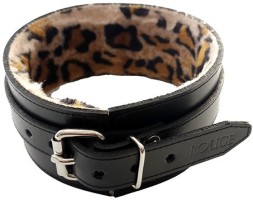 ROUGE Collar Black/Leopard Print