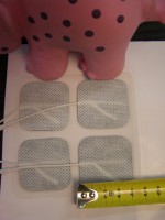 Mystim - Elektródy pre Tens Unit 40 × 40 mm