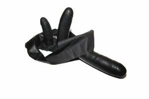 Latexové nohavičky s 3 penismi