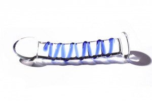 Sklenené dildo Arts Clair Bleu