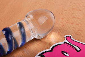 Sklenené dildo Arts Clair Bleu (17 cm)
