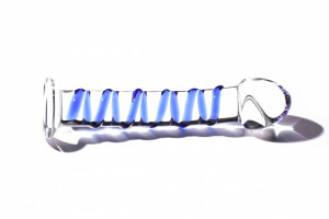 Sklenené dildo Arts Clair Bleu