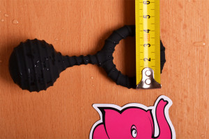 Erekčný krúžok Bubble Blower - meriame priemer menšieho krúžku