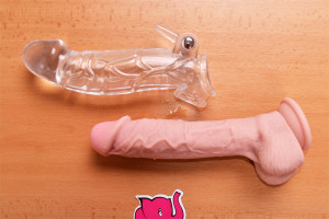 Návlek na penis Vibro Man - návlek a dildo