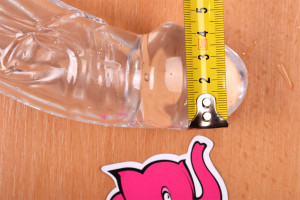 Návlek na penis Vibro Man - meriame šírku návleku
