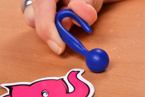 Silikónový dilatátor Blue Stick - ohýbanie
