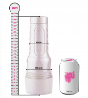 Fleshlight Jessica Drake Heavenly vagína, porovnaní s plechovkou