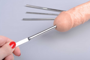 Sada kovových dilatátory Curious (4-7 mm), dildo