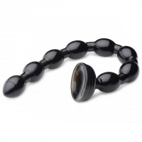 XXL análne guľôčky s prísavkou Xtreme Black (50,2 cm)