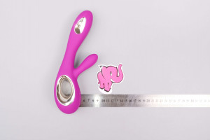 LELO Soraya Wave vibrátor s výbežkom, rozmery