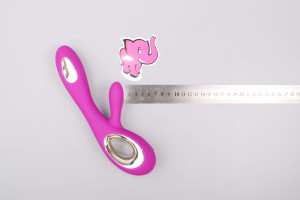 LELO Soraya Wave vibrátor s výbežkom, rozmery