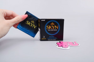 SKYN Extra Lube – bezlatexové kondómy (3 ks)