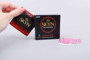 SKYN Intense Feel – bezlatexové kondómy (3 ks)