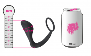 Análny kolík s erekčným krúžkom Ring & Plug