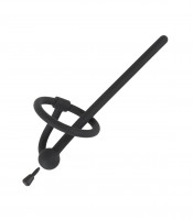 Silikónový spermie stopper s krúžkom a zátkou Pissing Pleasure (6 mm)
