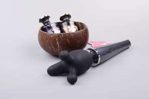 Silikónová násada Akuwand Tripod, kokosová miska