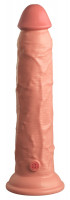 Realistický vibrátor s prísavkou z dvojitého silikónu Pipedream King Cock Gigant s diaľkovým ovládačom (25 cm)