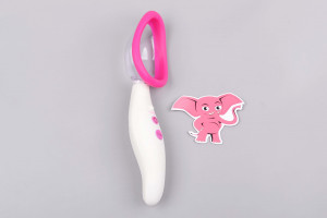 Automatická vibračná vákuová pumpa na vagínu Pink &amp; White